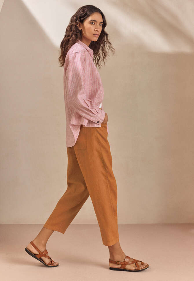 Striped shirt, Soft coral, completeTheLook