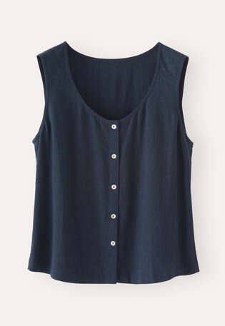 Sleeveless top, Midnight, webstill