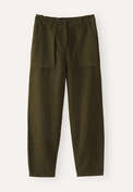 Tapered leg trousers, Peat, webstill