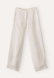 Wide-leg trousers, Ecru, webstill