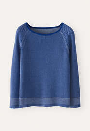 Two-toned rib sweater, Cobalt, webstill