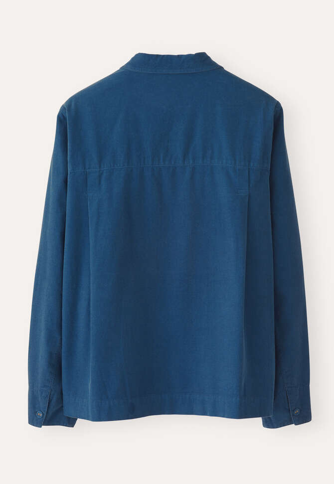 Tuck-front shirt, Soft indigo, completeTheLook