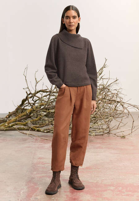 Lace-up boots, Chocolate, completeTheLook