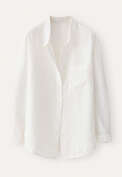Garment-dyed overshirt, White, webstill