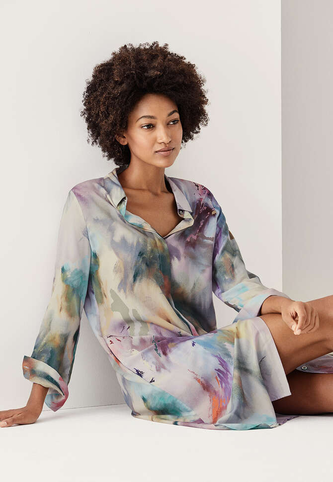 Printed shirtdress, Pastels, completeTheLook