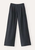 Wide-leg trousers, Washed black, webstill