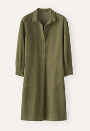 Fine cord dress, Khaki, webstill