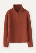 Zip-neck sweater, Chilli, webstill
