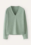 V-neck top, Aqua mint, webstill