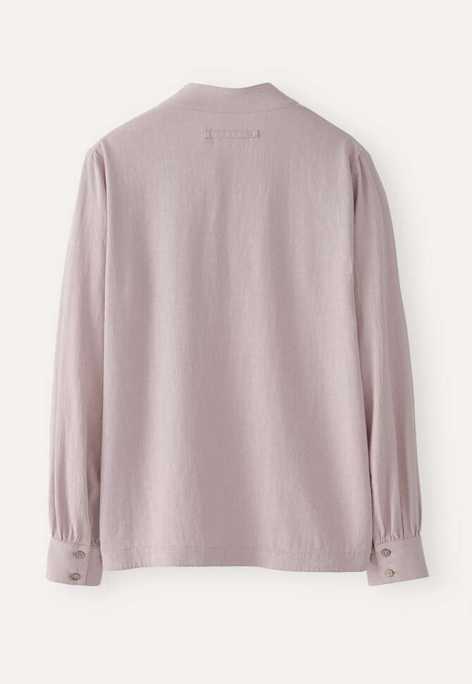 Funnel-neck blouse, Orchid rose, completeTheLook