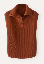 Sleeveless sweater, Copper, webstill