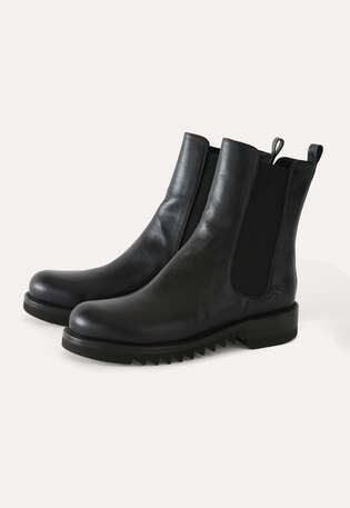 Ankle boots, Black, webstill