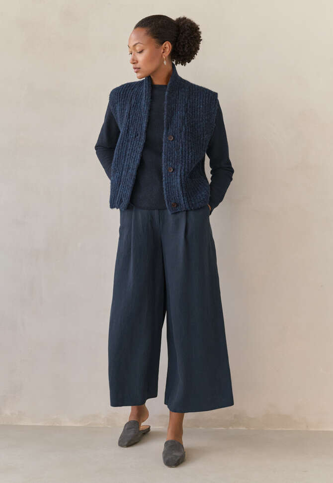 Wide & cropped trousers, Midnight, completeTheLook