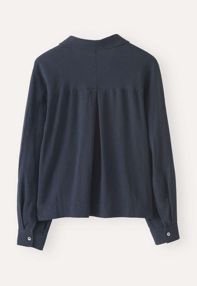 Curved-sleeve blouse, Midnight, completeTheLook