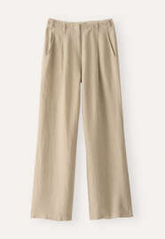 Pleat-front trousers, Soft ochre, webstill