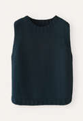 Sleeveless sweater, Midnight, webstill