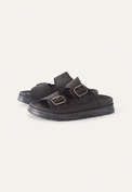 Chunky-buckle sandals, Nero, webstill