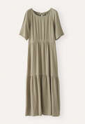 Tiered dress, Dried sage, webstill