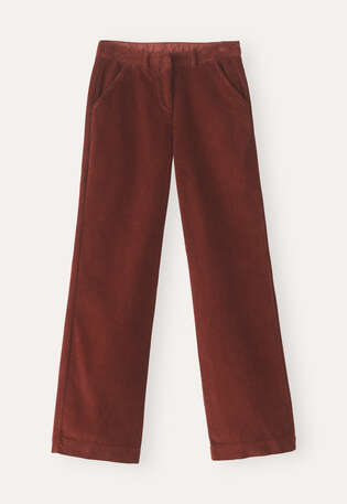 Wide-leg trousers, Soft garnet, webstill