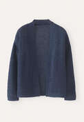 Edge-to-edge cardigan, Blue black, webstill