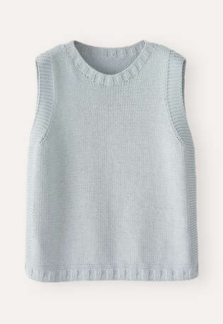 Sleeveless sweater, Cloud blue, webstill