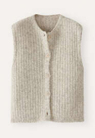 Sleeveless cardigan, Pale grey, webstill