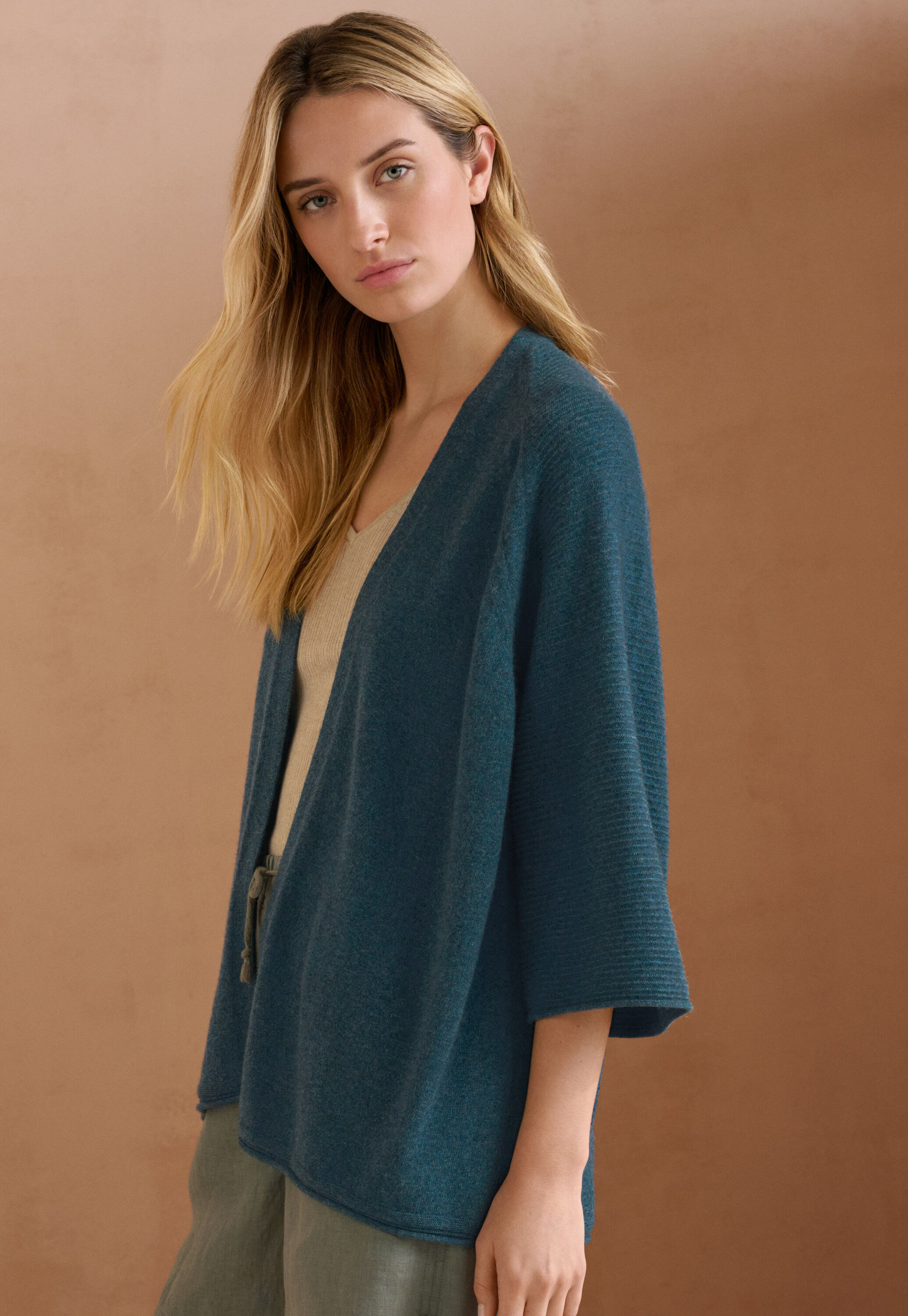 POETRY - Cashmere kimono-style cardigan