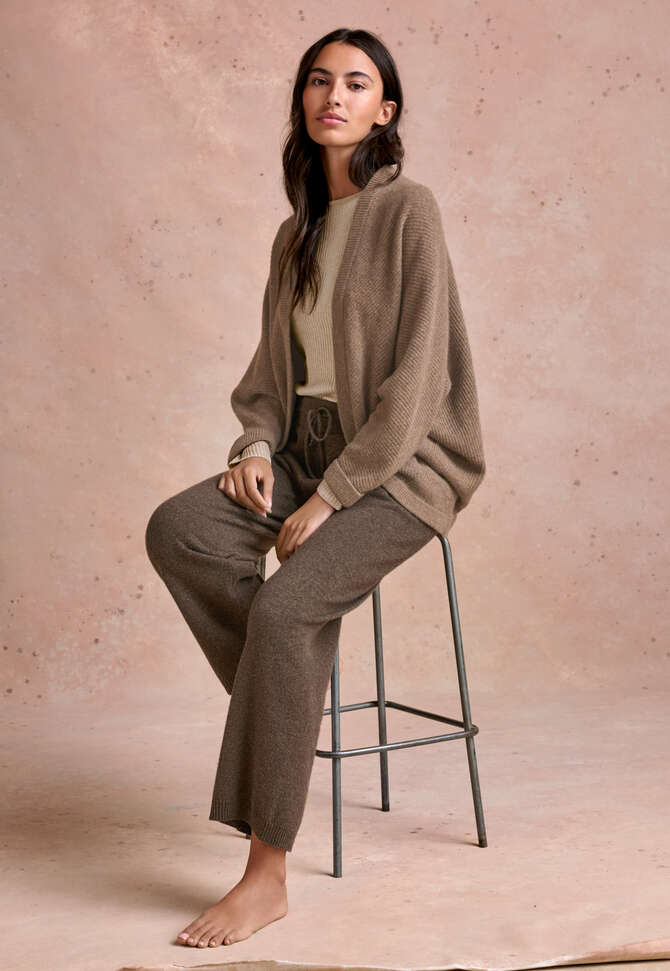 Cocoon cardigan, Latte, completeTheLook