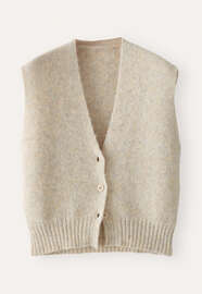 Knitted waistcoat, Natural stone, webstill