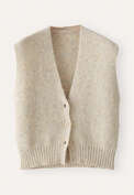 Knitted waistcoat, Natural stone, webstill