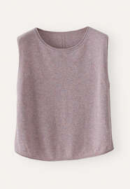 Knitted sleeveless sweater, Lavender mauve, webstill