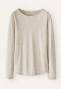 Round-neck top, Grey natural, webstill
