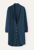 Long cardigan, Dark petrol, webstill