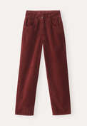 Straight-leg cord trouser, Soft garnet, webstill