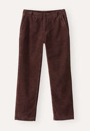 Slim cropped trousers, Soft aubergine, webstill
