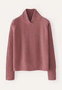 Rib-stitch sweater, Soft berry, webstill