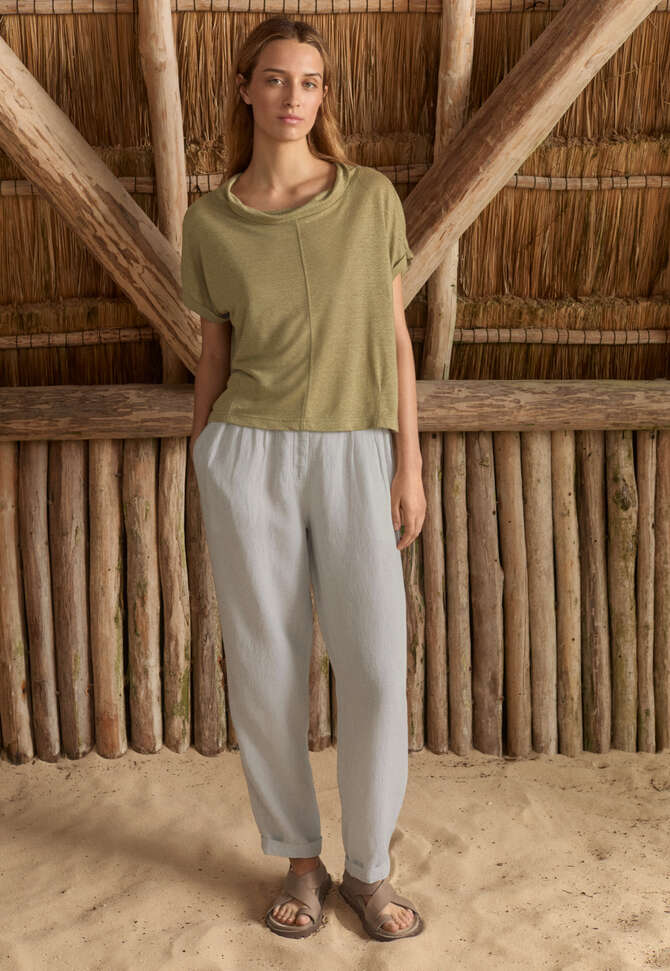 Tapered trousers, Ice grey, completeTheLook