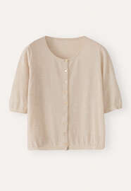 Button-through sweater, Pale fawn, webstill