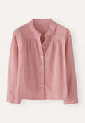 Round-collar shirt, Washed coral, webstill