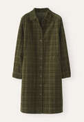 Self-check dress, Khaki, webstill