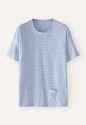 Striped T-shirt, Cornflower white, webstill