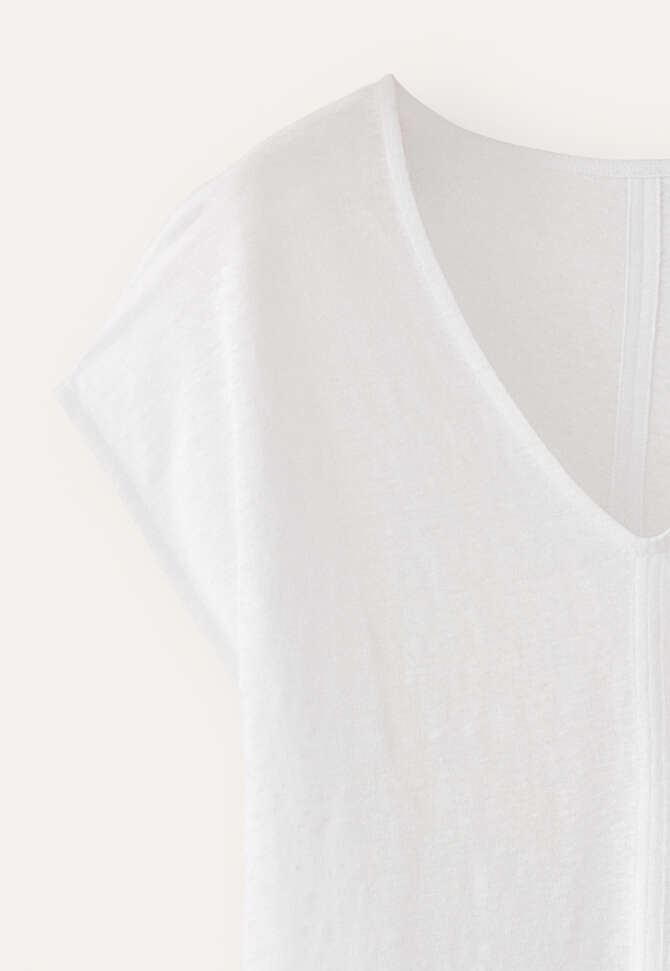 V-neck top, White, completeTheLook
