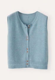 Sleeveless sweater, Aqua, webstill