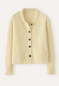 Knitted jacket, Lemon fawn, webstill