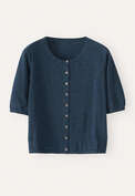 Button-through sweater, Dark petrol, webstill