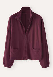 Zip-front jacket, Claret, webstill