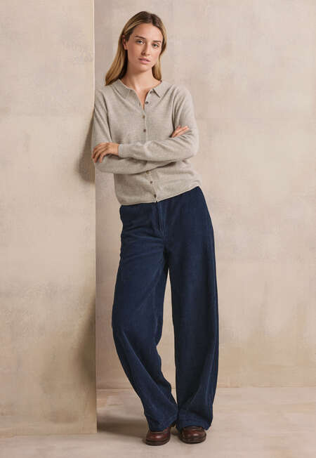 Button-through sweater, Pebble, completeTheLook
