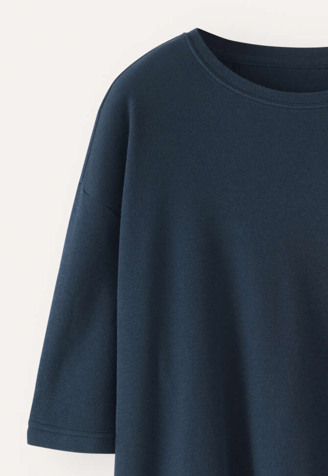 Pocket-detail T-shirt, Dark blue, completeTheLook