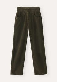 Straight-leg cord trouser, Peat, webstill