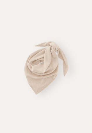 Large triangular scarf, Ecru fawn, webstill